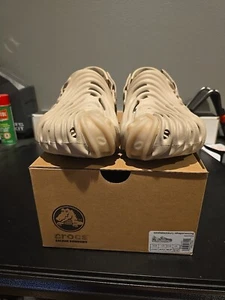 Salehe Bembury x Crocs Pollex Clog Horchata/Tan Size 13 - Picture 1 of 5