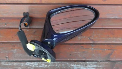 Espejo retrovisor eléctrico Mazda Miata 2003 lado del pasajero, edición especial azul oscuro, OEM Foto 1 de 4