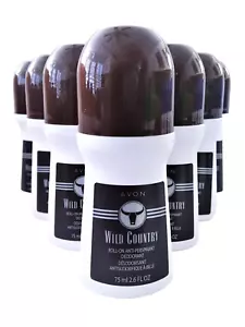 Avon DEODORANT Wild Country Roll-On Anti-Perspirant 2.6 OZ (10 PACK) - Picture 1 of 2