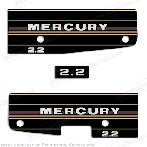 Fits Mercury 1984-1985 2.2hp Outboard Decals - Image 1 of 1