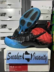 Größe 10,5 - Nike Air Foamposite Pro Spider-Man 2014 Brandneu -DS- 616750-400 - Bild 1 von 3