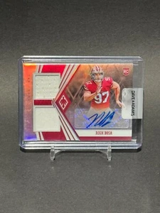 2019 Panini Phoenix #RDA-NB Nick Bosa RPA Rookie Dual Jersey Patch Auto RC /75 - Picture 1 of 2