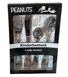 Peanuts Snoopy Kinderbesteck 4 teilig Edelstahl im Karton - Bild 1 von 3