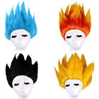Anime Dragon Ball Z Goku Cosplay Wig Blue Mixed Color Halloween Party Hair