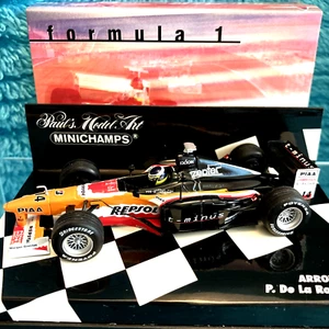 Paul's MINICHAMPS Arrows A20 P. De La Rosa 1:43 Diecast Formula 1 Car LE Sleeve - Picture 1 of 11