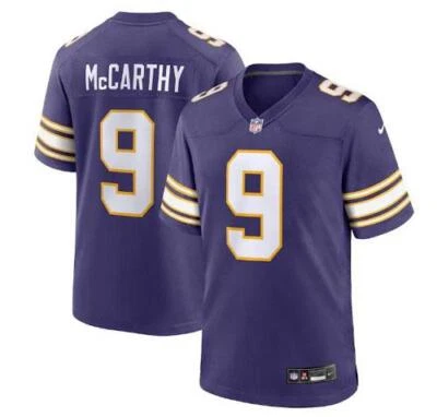 J.J. MCCARTHY Vikings Men Jersey Alternate - All Stitched
