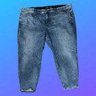 Plus Size Torrid Bombshell Skinny Crop Jeans Size 30R 50x26 #192