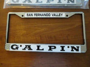 Galpin Ford San Fernando CA License Plate Frame. Metal. No insert. Brand New. - Picture 1 of 3