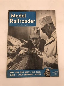 Model Railroader Magazine July 1949 Vol 16 No 7 Quiet Track, Loco Plans - Picture 1 of 4