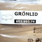 Ikea Gronlid Cover for Ottoman Footstool Sporda Dark Gray Grey 803.993.74 New