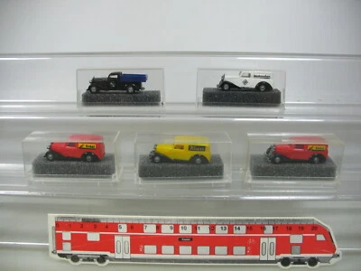 5X Revell H0 1:87 Furgone MB 170 V: UFA+Erdal+Knorr Ecc Mint+Box #AP366-0,5 - Immagine 1 di 3