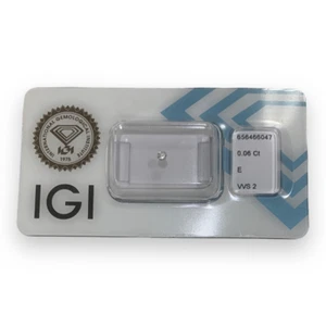 Diamante Naturale in Blister Sigillato da 0,06 ct - Imagen 1 de 3
