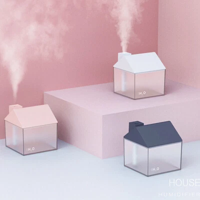 Night Light Air Humidifier LED Aroma Oil Diffuser Adjustable USB 7 Color - Image 1 of 4