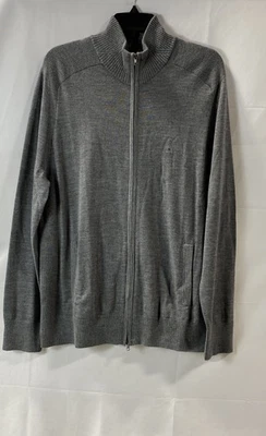 Express Mens Gray Zip Sweater XL NWT - Image 1 of 4