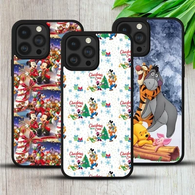 MICKEY MINNIE CHRISTMAS CASE FOR IPHONE SAMSUNG HUAWEI PIXEL GIFT PHONE COVER - Image 1 of 4