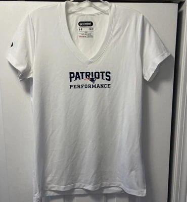 Women’s Under Armour New England Patriots Combine Performance Shirt Small Loose - Image 1 of 4