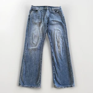 Lucky Brand Men’s 33x32 181 Relaxed Straight Medium Wash Jeans 7MG1000 Y2K Baggy - Picture 1 of 8