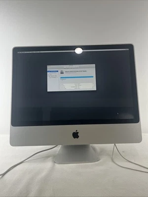 Apple iMac 20” 08 aluminum,intel core 2 duo, 2.4ghz (Powers On) - Image 1 of 4