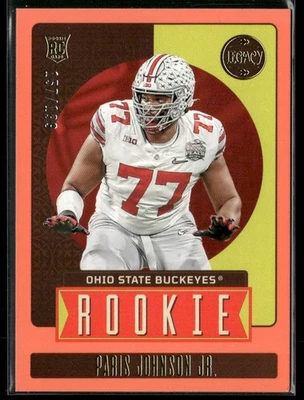 Paris Johnson Jr. SN,RC 2023 Panini Legacy Ohio State Buckeyes - Image 1 of 2