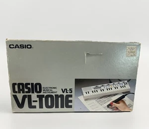 Vintage Casio VL-Tone VL-5 1980s Keyboard Synth Electronic TESTED and WORKING - Picture 1 of 6