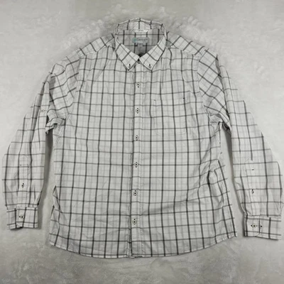 Camisa de sol Coolibar Aricia para hombre XL blanca manga larga abotonada UPF 50+ informal Foto 1 de 4