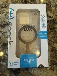 Speck - Presidio Lux - MagSafe Case - iPhone 16 Pro (Clear/Glitter) - Photo 1 sur 1
