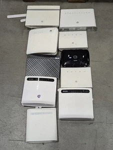 LOT OF 10 Huawei/TP-LINK/Asus Various Model Router WiFi Not Working For Parts - Afbeelding 1 van 5