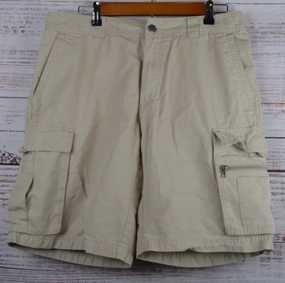Columbia Hombre’s Talla 34 Caqui Ropa Activa Carga Corto Omni Tono Usado en Excelente Condición Foto 1 de 4