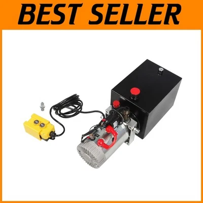 Heavy-Duty 12V Hydraulic Dump Trailer Pump - Fast Lifting & Remote Control - Image 1 of 4