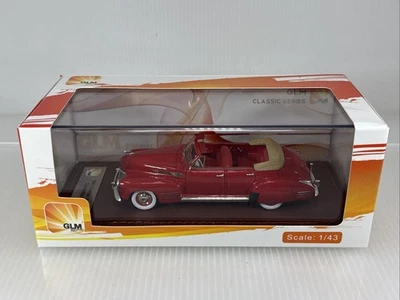 1/43 GLM 1942 Cadillac Serie 62 Convertible Rojo GLM119201 Foto 1 de 4