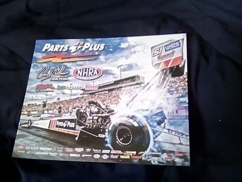 2023 CLAY MILLICAN PARTS PLUS / BIOHAVEN TOP FUEL DRAGSTER NHRA POSTCARD Cover