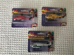 Siku Super 0831,0832,0807, Sikuclub Carded Model Helicopters bundle of 3 - Picture 1 of 9