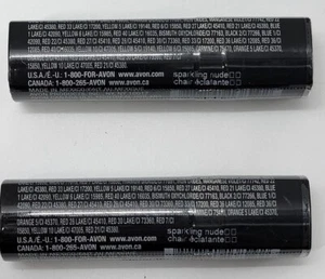 (Lot Of 2) Avon True Color Sparkling Nude Lipstick (NOS) Discontinued Sealed - Picture 1 of 4