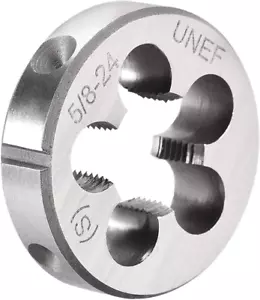 Uxcell 5/8-24 UNEF round Die, Machine Thread Right Hand Threading Die, Alloy To - Picture 1 of 12