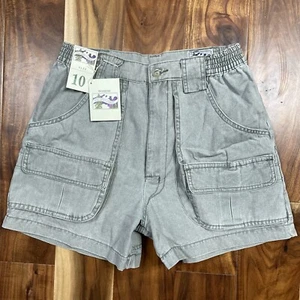 Vintage Womens PACIFIC CREST 'Nepal' Pale Green Outdoor Hiking Shorts SIZE 10 - Picture 1 of 6