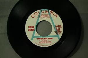 45 record Moby Grape Trucking Man If you can't learn from my mistakes promo - Picture 1 of 2
