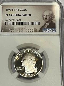 1979 NGC PF 69 uc t2 Washington  - Picture 1 of 2