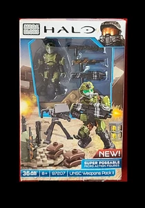 Halo Mega Bloks  UNSC Weapons Pack II 97207  NEW STYLE FIGURE NIB Free Shipping - Picture 1 of 4