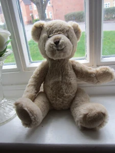 Suki Teddy Bear Beige Light Brown 9" Seated - Picture 1 of 5