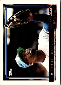 1992 Topps Gold Mookie Wilson #436 Toronto Blue Jays