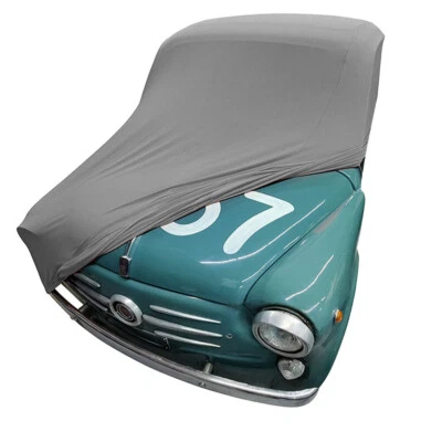 Indoor car cover fits Fiat 600 bespoke Stuttgart Grey cover Without mirrorpoc... Foto 1 de 4