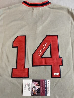 CAMISETA BOSTON RED SOX- JIM RICE AUTÓGRAFO #14 COLECCIÓN COOPERSTOWN JSA AX31355 Foto 1 de 4