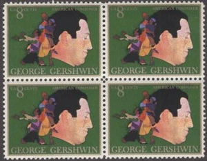 Scott # 1484 - George Gershwin - Block Of 4 - MNH -1973 Free 🚢 Stock Photo - Picture 1 of 1
