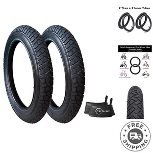 Replacement 14" x 2.13" Kids Bike Tire & Tube Set - Compatible with All Brands - Picture 1 of 9