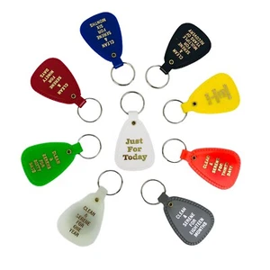 Narcotics Anonymous  NA Key Tag Ring  Recovery Keytag 9 Piece English - Picture 1 of 9