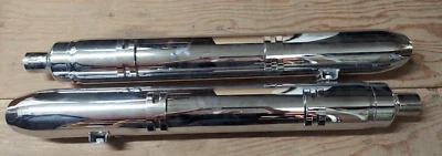 Take Off OEM Indian Motorcycle Exhaust Pipes, Chrome - 1263260-156 & 1263259-156 Foto 1 de 4