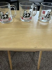 Lot of 3 VTG, 1988 "Pandas" The Toledo Zoo,  Mcdonalds Glass Coffee Mugs - Bild 1 von 14
