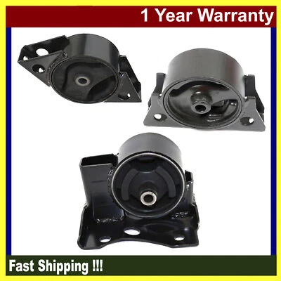 Motor & Trans Mount 3PCS 4311 7339 4301 For 1999-2002 Infiniti G20 2.0L FWD - Imagem 1 de 4