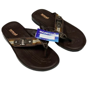 Aerosoft braun Fitflop Tanga P2008 Größe 8 LESEN Neu mit Etikett - Bild 1 von 9