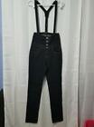 BE-GIRL BASIC 7/8 JUNIORS WOMANS STRETCH HIGHWAIST JEAN OVERALL *NEW *FREE GIFT